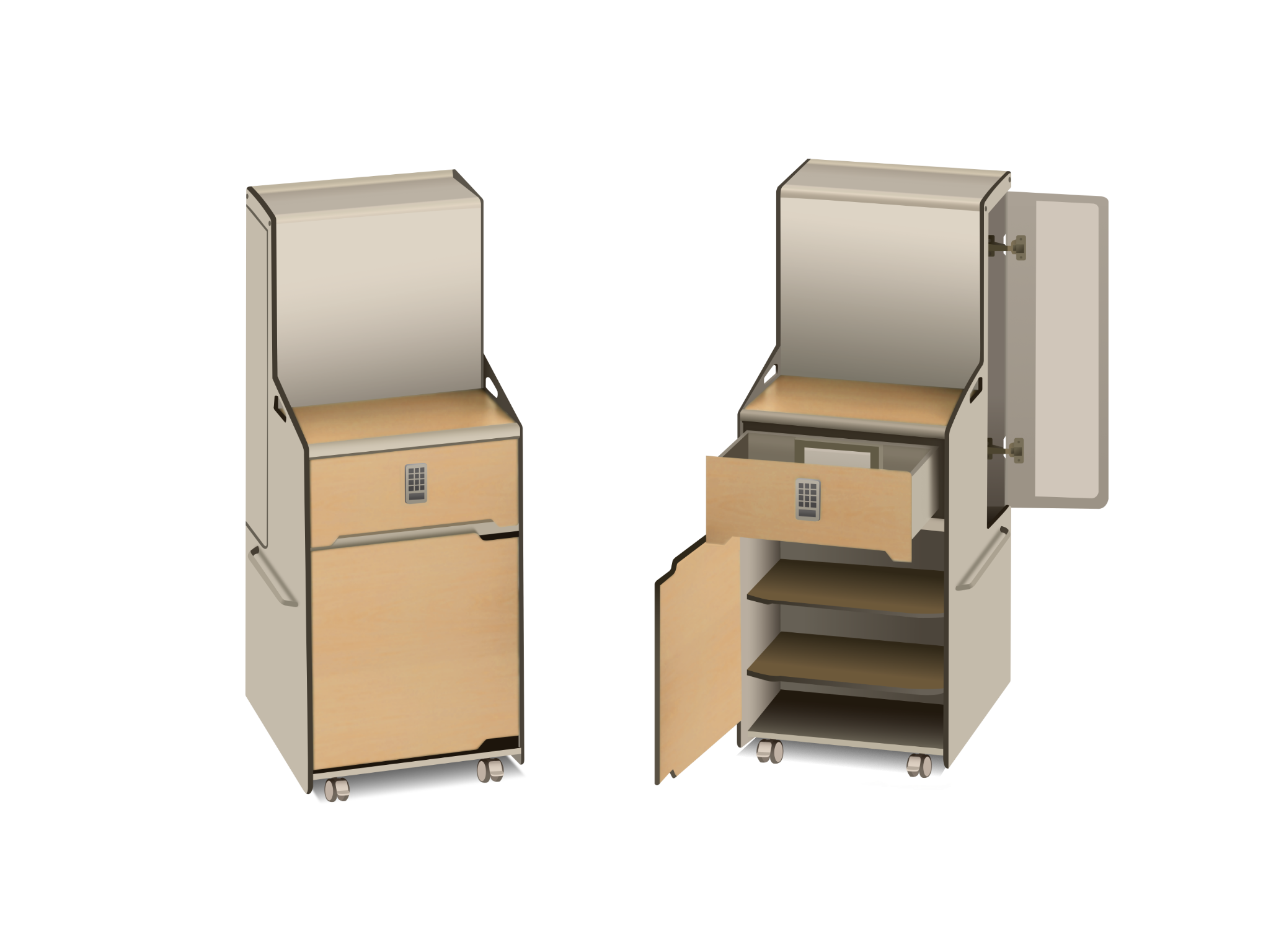 Bedside Wardrobe BS-14X