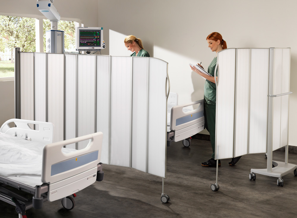 hospital curtains, healthcare screen, disposable, covid, partition mobile, clinic, soc