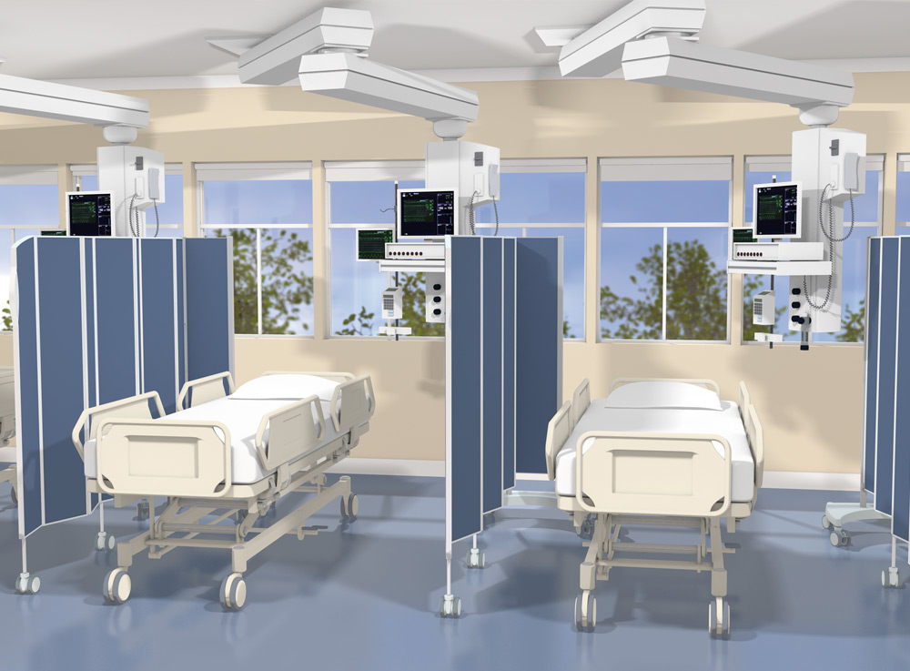 hospital curtains, healthcare screen, disposable, covid, partition mobile, clinic, soc