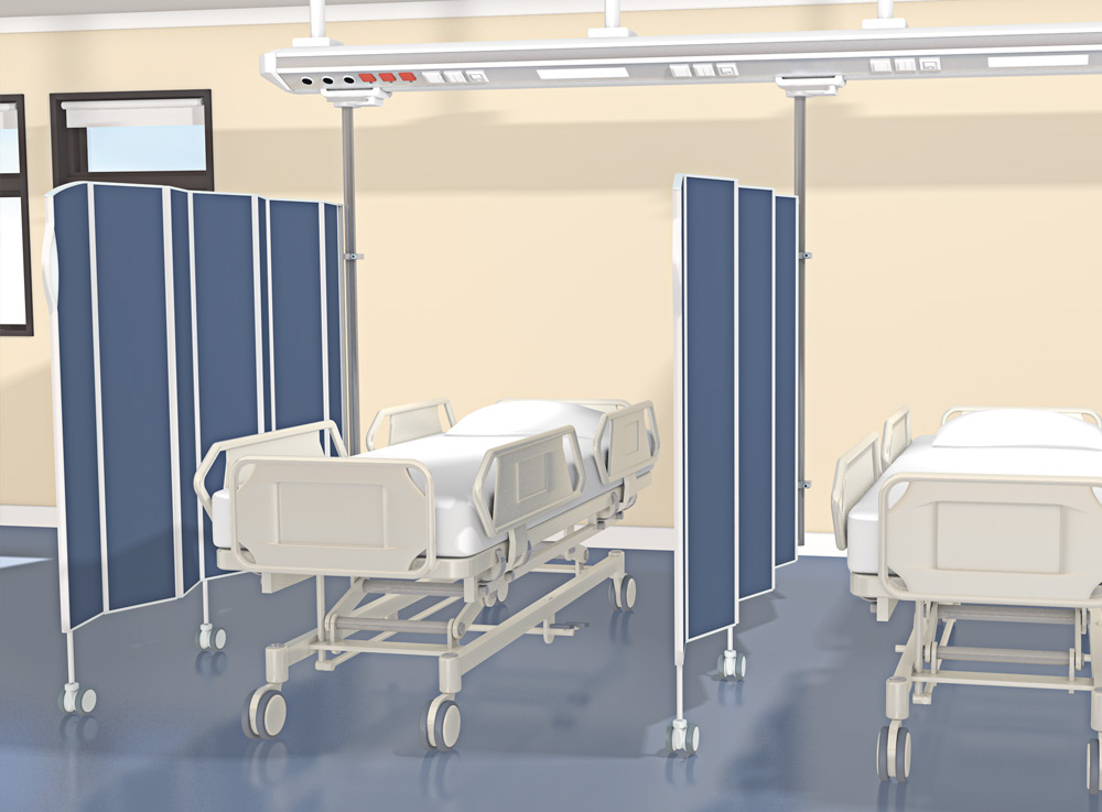 hospital curtains, healthcare screen, disposable, covid, partition mobile, clinic, soc