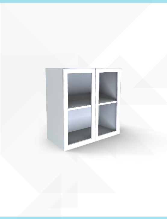 Glass Door Wall Mounted Cabinet