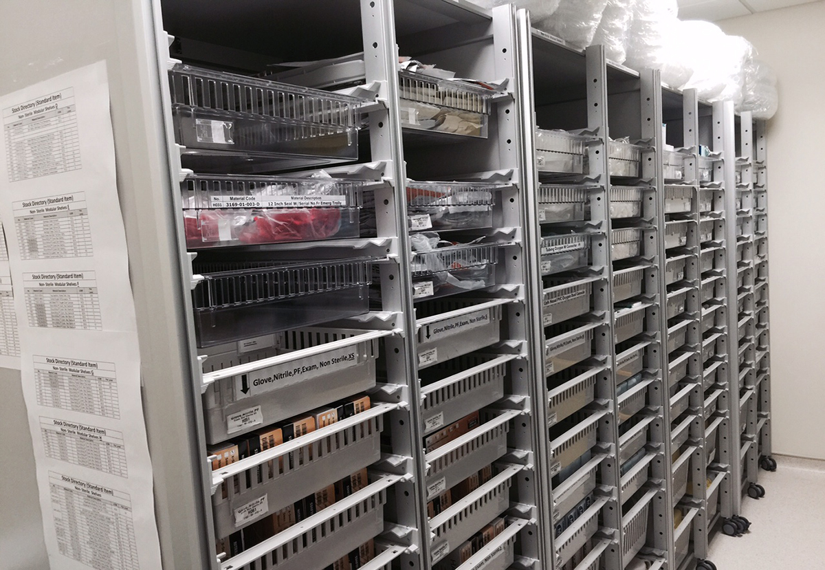 3) ISO Modular Shelving MS-01