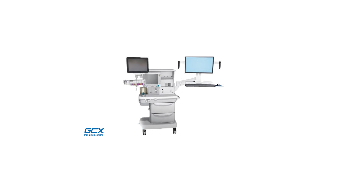 GCX Singapore Systmz capsule neuron patient monitor anaesthesia machine mount mounting roll stand dinamap