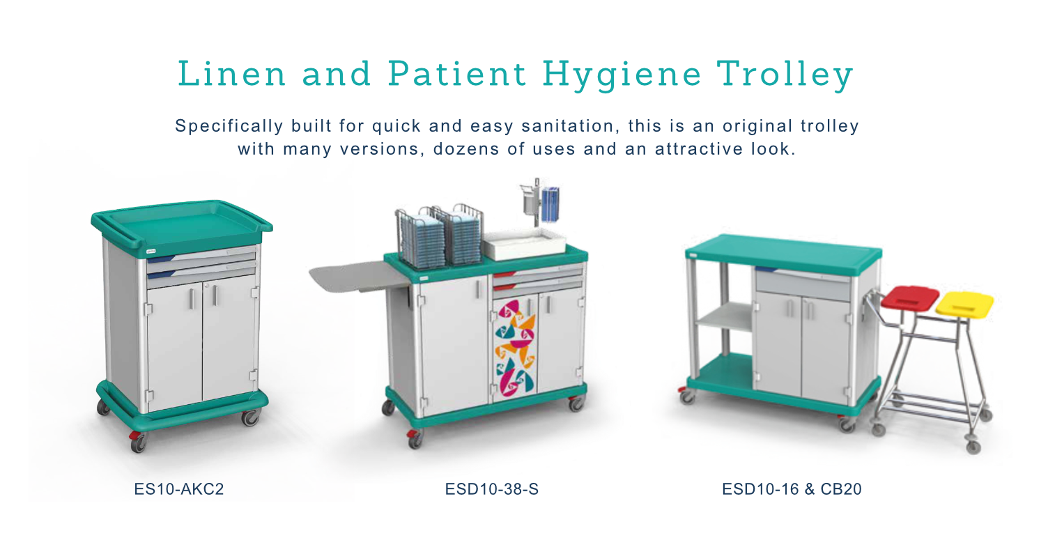 ESSENTIAL - Linen & Patient Hygiene Trolley